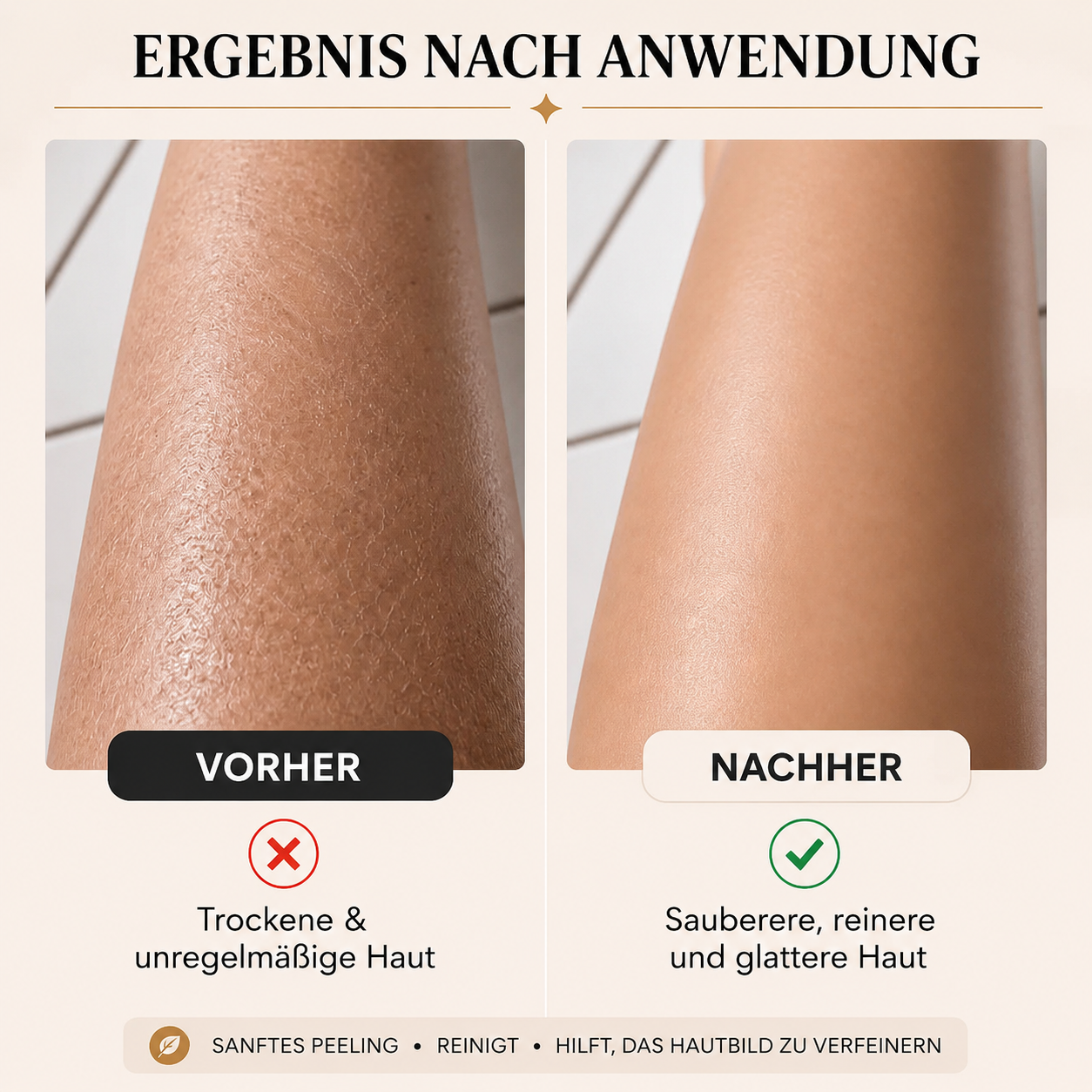 2+1 ANGEBOT Antibakterielles Peeling-Handtuch für eine reinere Haut