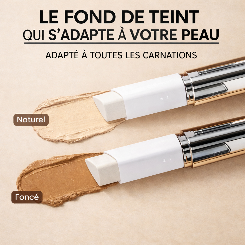 OFFRE DUO — Teint Sublime — Fond de Teint Lissant & Repulpant 2-en-1 avec Pinceau Intégré