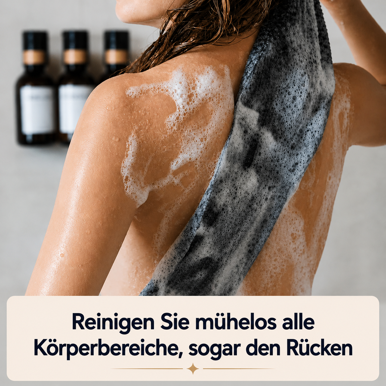 2+1 ANGEBOT Antibakterielles Peeling-Handtuch für eine reinere Haut