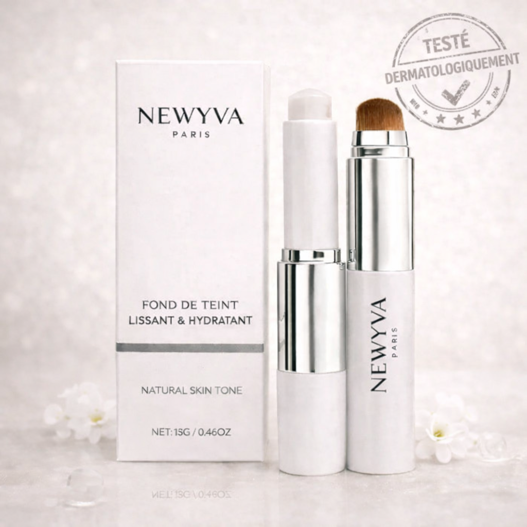 OFFRE DUO — Teint Sublime — Fond de Teint Lissant & Repulpant 2-en-1 avec Pinceau Intégré